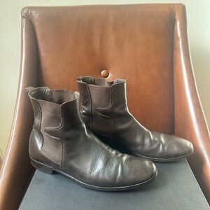 Calvin Kline Collection Men's Brown Leather Boots size 8